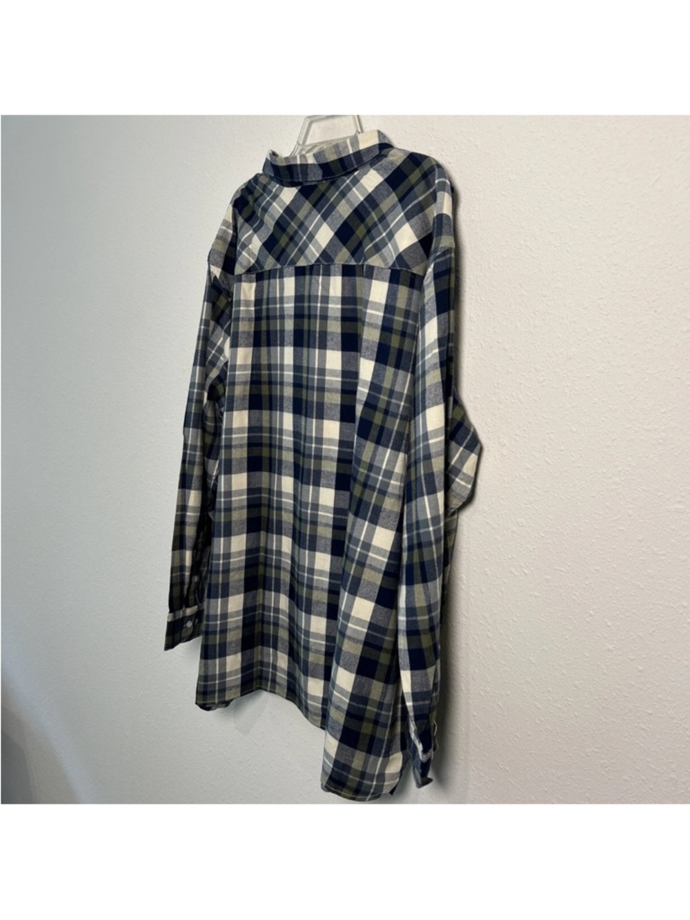 NWT Winston Mens Plaid Shirt Long Sleeve Button Down Size 2XL 100% Cotton NEW - Picture 8 of 12